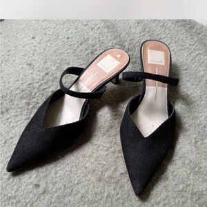Dolce Vita Denim Kitten Heels Size 7.5